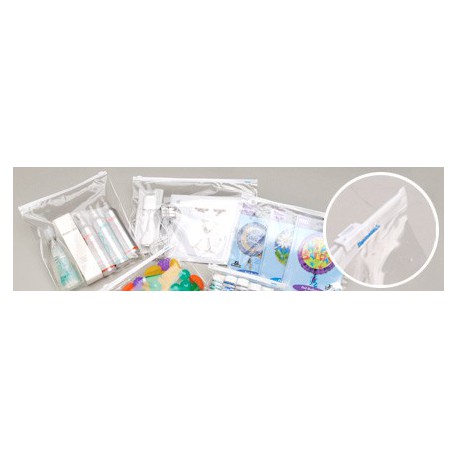 Sachet à curseur - Polypropylène Topmatic 75 my - Différentes tailles disponibles_0