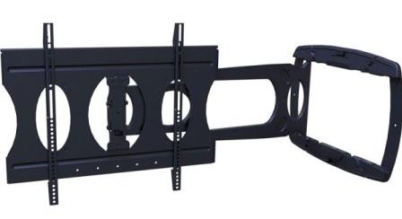 Support 3D inclinable, extensible et rétractable pour TV grande taille - écrans LCD jusqu'à 45 kg - rotation 90°_0