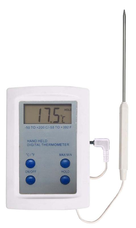 Thermomètre électronique - sonde amovible #2263AT - Température -50°C à +200°C_0