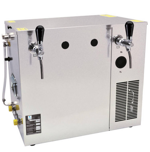 Tireuse à bière professionnelle avec 2 robinets - Débit 100 litres de bière par heure_0