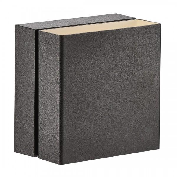 TURN APPLIQUE MURALE ALUMINIUM NOIR LED INTEGRÉE 2700K - NORDLUX 2019061003