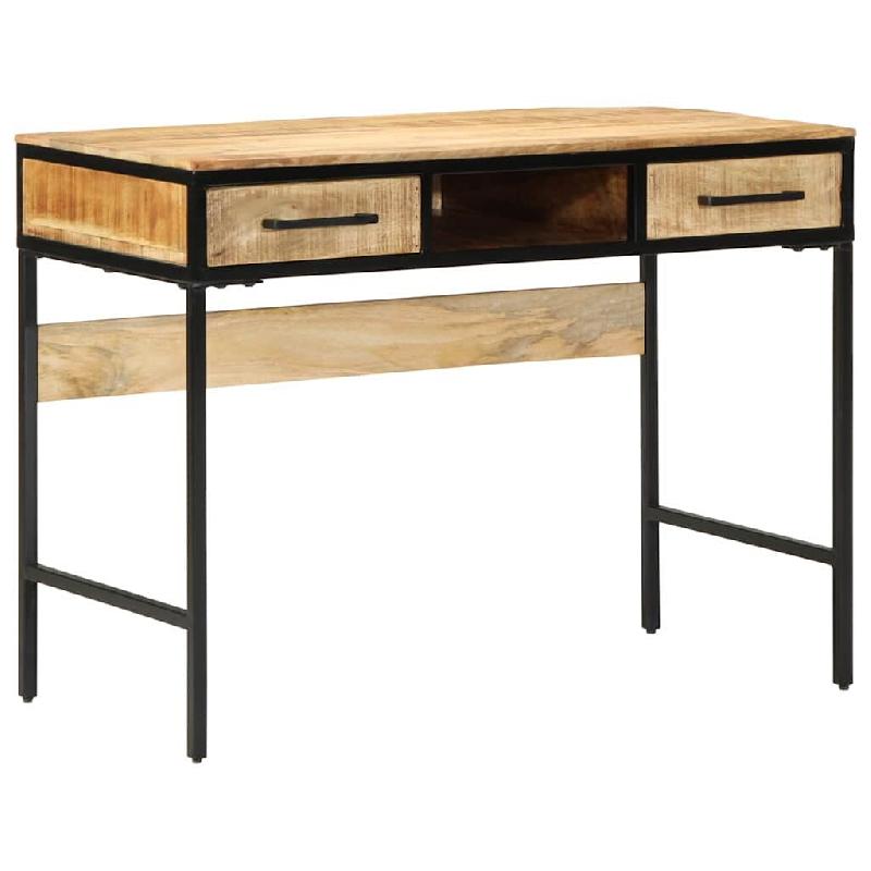 VidaXL Bureau d'écriture Marron 100 x 50 x 75 cm Bois de mangue massif Modèle Orion Advance - 374086_0