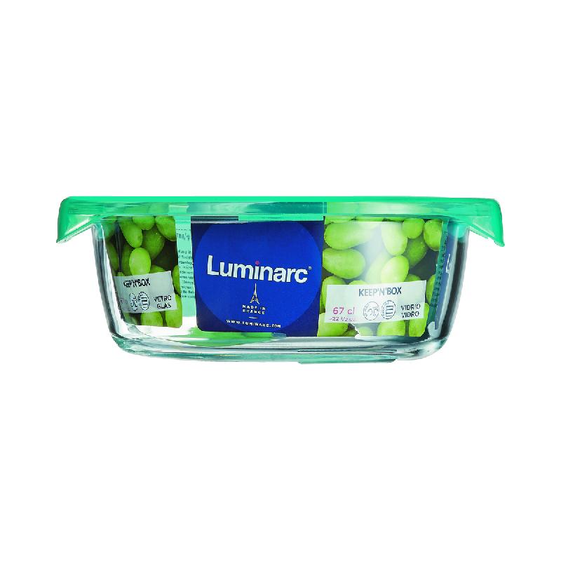 BOÎTE ROND TRANSPARENT VERRE Ø 15,9 CM KEEP'N BOX LUMINARC