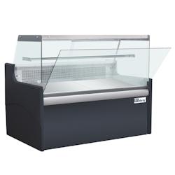 ACL Comptoir d'exposition noir - Vitrage droit - P900mm - L2590 mm - Froid Ventilé - VSA2500D.V1B_0