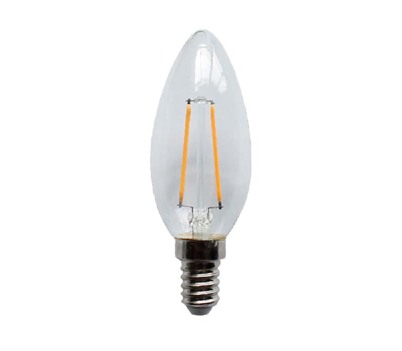 Ampoule à filament LED C35 - 2 W - 4 000 K - Culot E14 - 220 lumens - Éclairage économique_0