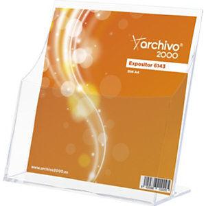 ARCHIVO200 Archivo 2000 Présentoir de table vertical format A4 transparent - 1 Case (lot de 3)_0