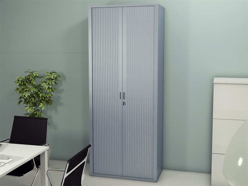 Armoire à rideaux classique unie h198_0