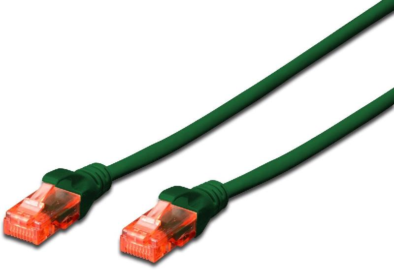 ASSMANN digitus câble patch cat 6 u/utp - lszh, 1 m, vert - vert dk-1617-010/g_0