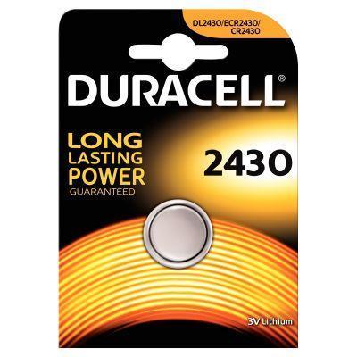 Blister de 1 pile lithium 3V CR2430 - Duracell - Référence fabricant 030398_0