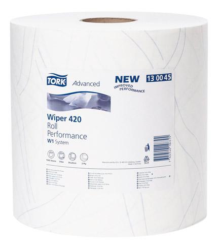 LOT DE 2 - BOBINE D'ESSUYAGE TORK W1 PLUS BLANC - LONGUEUR 510 M