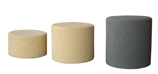 Bornes en béton design - BOW - différentes tailles et poids - Ciment Green Seal_0