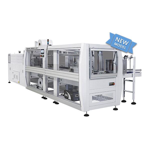 BP802ARV 280R-T – Fardeleuse automatique monobloc avec entrée à 90° - barre de soudure et dispositif enclenchement des barquettes_0