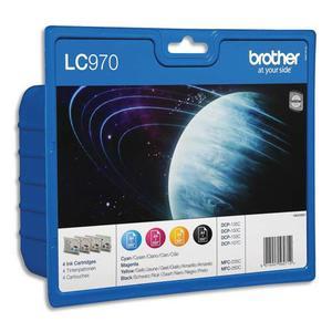 Brother multipack cartouche jet d'encre LC970VALBP - Compatible avec DCP-135C, DCP-150C, MFC-235C et plus_0