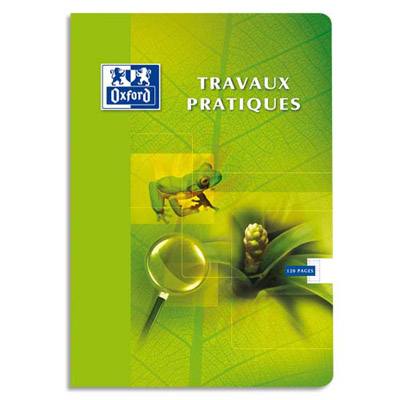 CAHIERS DE TRAVAUX PRATIQUES OXFORD - A5 17 X 22 CM - 48 PAGES SEYES + 48 PAGES UNIES