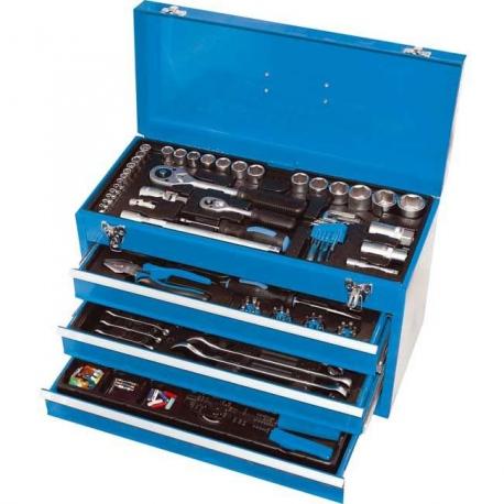 Caisse -  Coffre  à outils 3 tiroirs 445 outils - sodise |15109_0