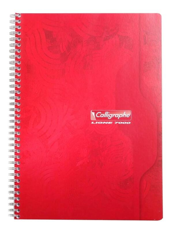 Calligraphe Lot de 10 Cahier Ligne 7000 A4, 100p./50 feuilles 70 g/m² reliure intégrale, quadrillé 5x5 - 3210330024073_0