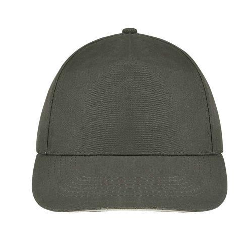 CASQUETTE 5 PANNEAUX EN COTON BICOLORE