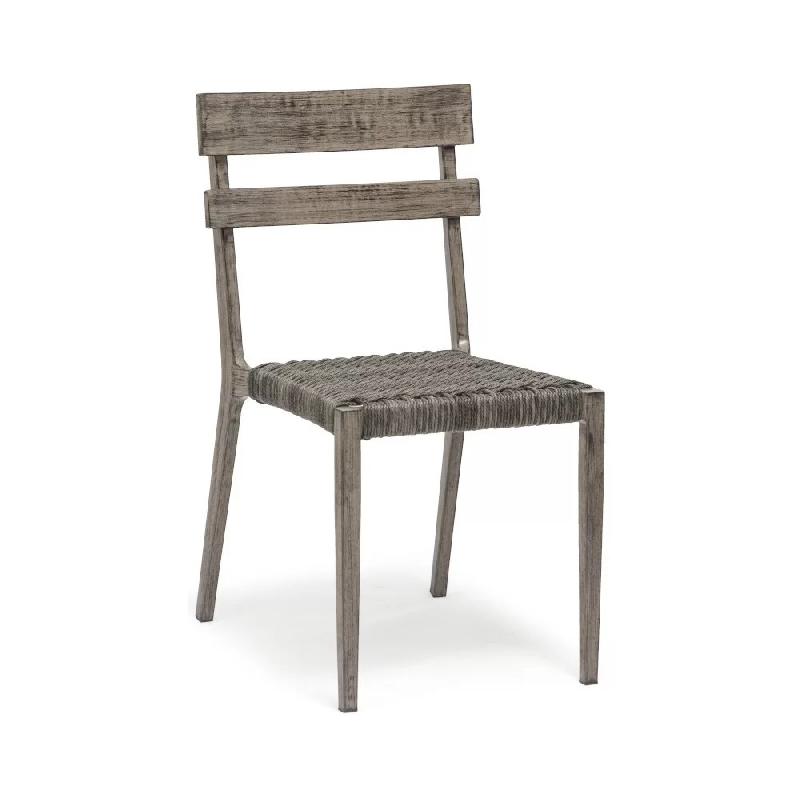 Chaise en aluminium wood grey TOLEDO - Stamp_0