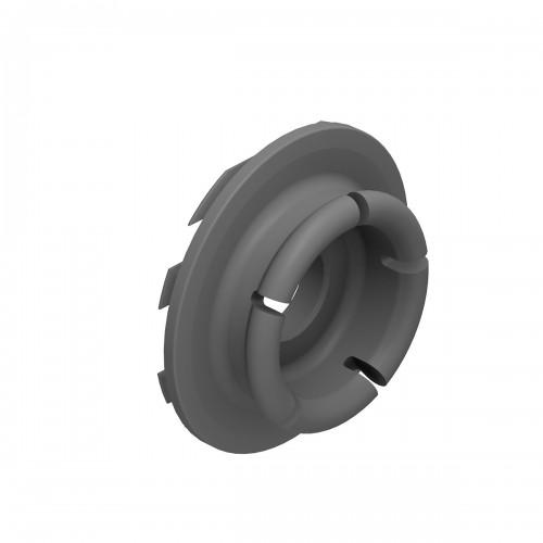 CLIPS MÂLES POUR FIXATION DE PANNEAU PETITE SURFACE VERY LOW PROFILE - GRIS - 5KG - X100 DOMARINE