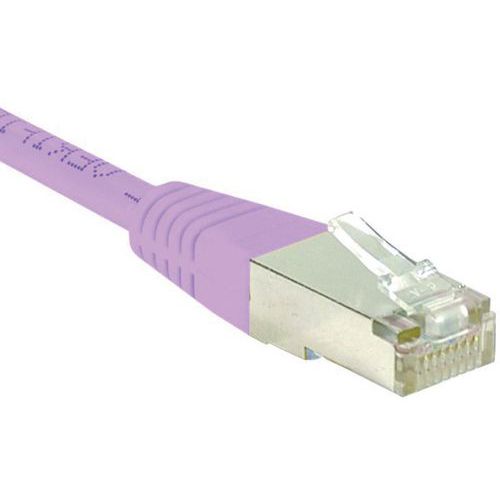 CORDON RJ45 CATÉGORIE 6 S/FTP ROSE - 30 M - CUC