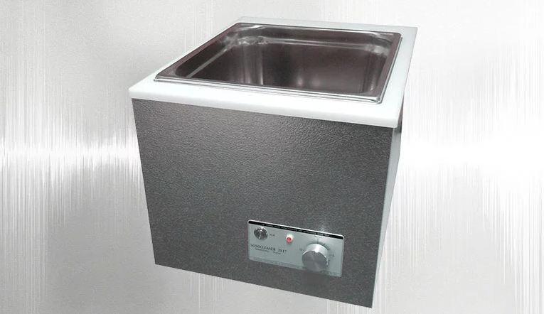 Cuve de nettoyage à ultrasons Sonocleaner 2017-TR - Modèle de table 17L - Gamasonic - Acier inoxydable avec minuteur et couvercle insonorisant_0