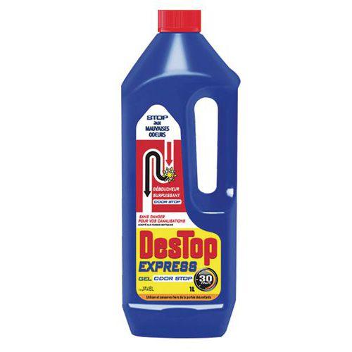 DESTOP DÉBOUCHEUR GEL EXPRESS JAVEL ODOR STOP - FLACON 1L