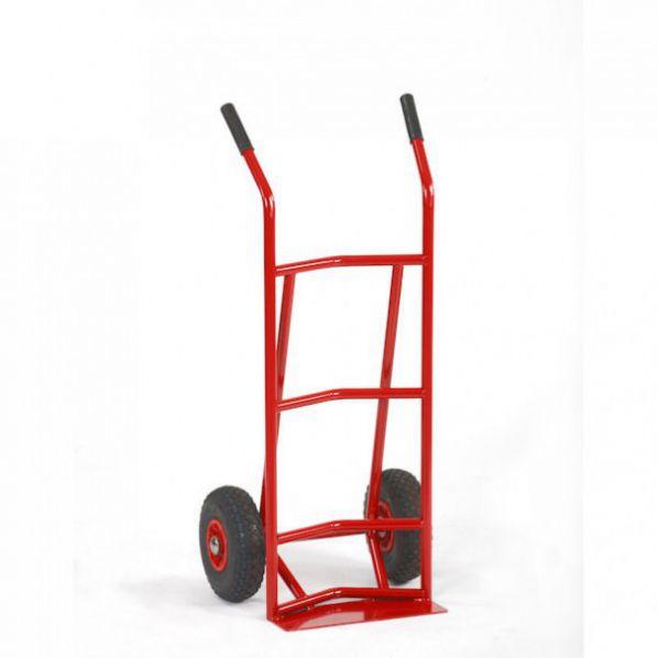 Diable de manutention pelle fixe - Charge cylindrique - Roues increvables - 300 kg - Marque Rolléco_0