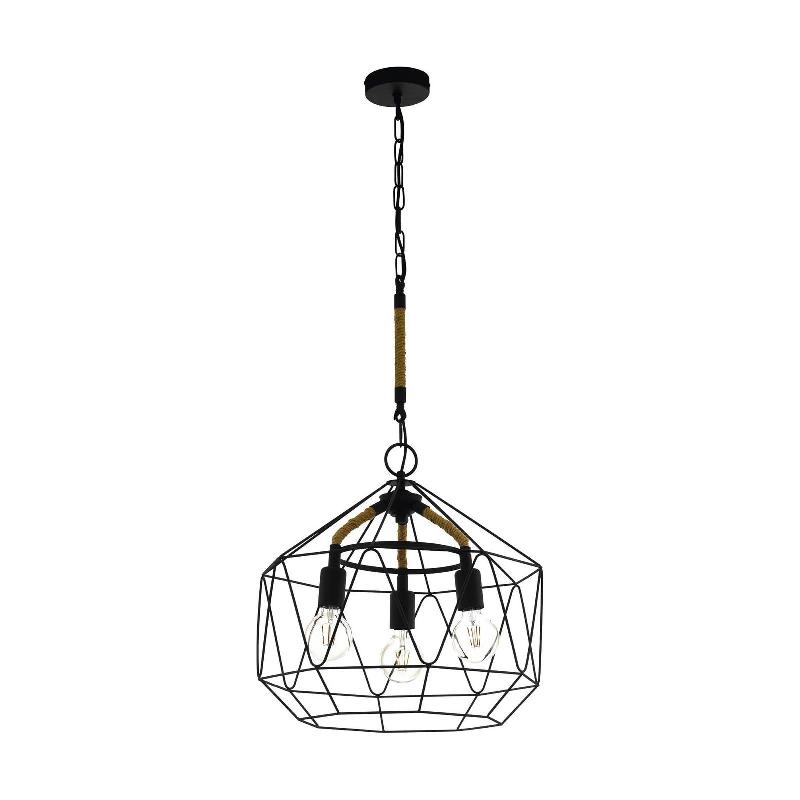 EGLO COTTINGHAM SUSPENSION À TROIS LAMPES