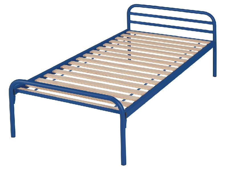 EVOLUTION LIT CONFORT SOMMIER LATTES 80X190 5009 BLEU - MANUTAN COLLECTIVITÉS