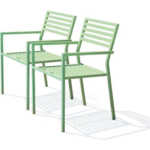 FAUTEUIL JARDIN EMPILABLE GASTON LAGUNE EN LOT - CITYGARDEN