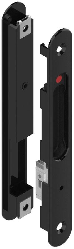 Fermeture encastrée double silène noir ral9005 LA CROISEE DS ds6795-013 - 586327_0