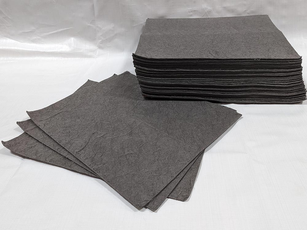 Feuille absorbante tout liquide - simple épaisseur 41 x 46 cm - fibre de polypropylène - Réf : FTL 200 E_0