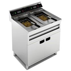 Friteuse électrique 2x12lt - 2x9kw - Combisteel - 3667335001644_0