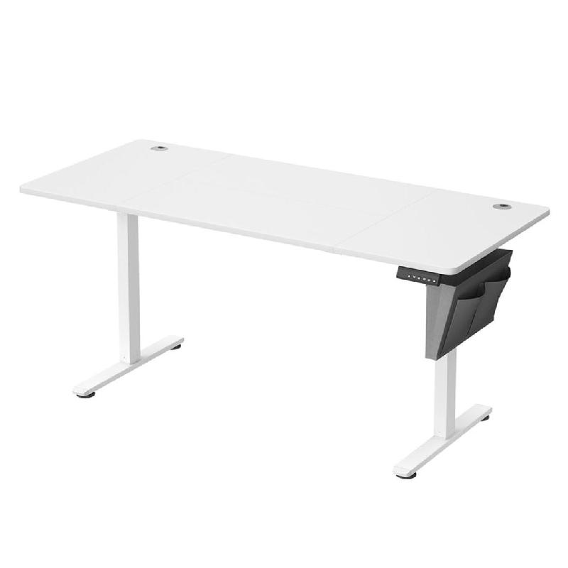Helloshop26 - Bureau électrique assis-debout bureau réglable en hauteur 60 x 120 x (72-120) cm 4 hauteurs mémorisables pochette de 12_0004583 - aci_0