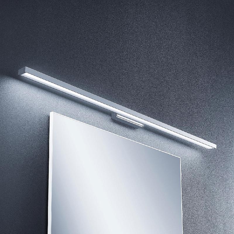 LINDBY APPLIQUE POUR MIROIR DE SALLE DE BAIN LED ALENIA, 120 CM, CHROME