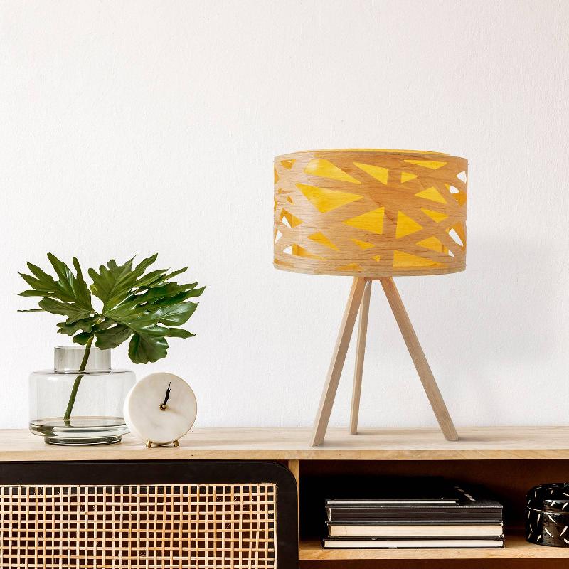 NÄVE LAMPE À POSER FINJA SUPPORT TRÉPIED EN BAMBOU