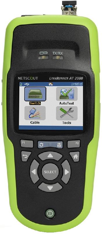 TESTEUR DE RÉSEAU GIGABIT ETHERNET ET FIBRE AVEC TESTS AUTOMATIQUES - CUIVRE IPV4 & V - NTSLRAT-2000