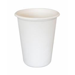 Packnwood FHC - 1 000Pcs - Pot à dessert blanc en pulpe de canne à sucre Ø 9cm H105mm 400ml - blanc Bagasse FHC210GPU14_0
