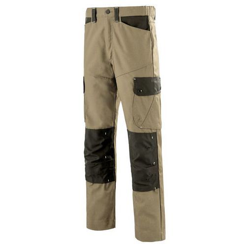 PANTALON DE TRAVAIL CRAFT WORKER SAVANE / NOIR 38 - CEPOVETT SAFETY