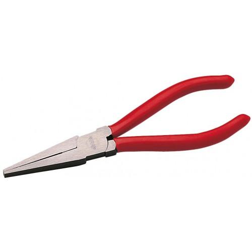 PINCE À BEC PLAT POLIE ET VERNIE PVC 206-16P - LONGUEUR 160 MM SAM OUTILLAGE