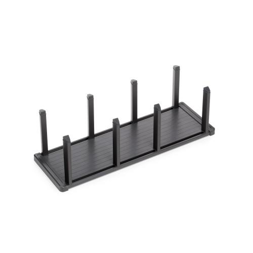 PORTE-ASSIETTE VERTICAL ORDERBOX POUR TIROIR - 159X468MM - GRIS - ALU ET PLASTIQUE EMUCA