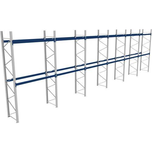 RACK 1 DÉPART + 5 SUIVANTS LXLXH 2700X17100X5000 800KG 2 NIV - BITO