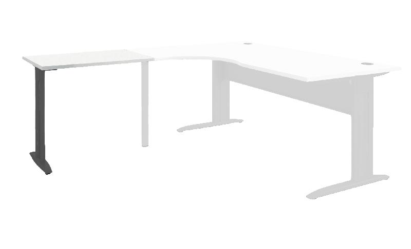 RETOUR SIMPLE GAUCHE BLANC L.800 X P.600 MM