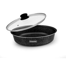 Sauteuse Aluminium 24 Cm Avec Couvercle Stoned St24 Tfi Kitchencook - 3662738042027_0