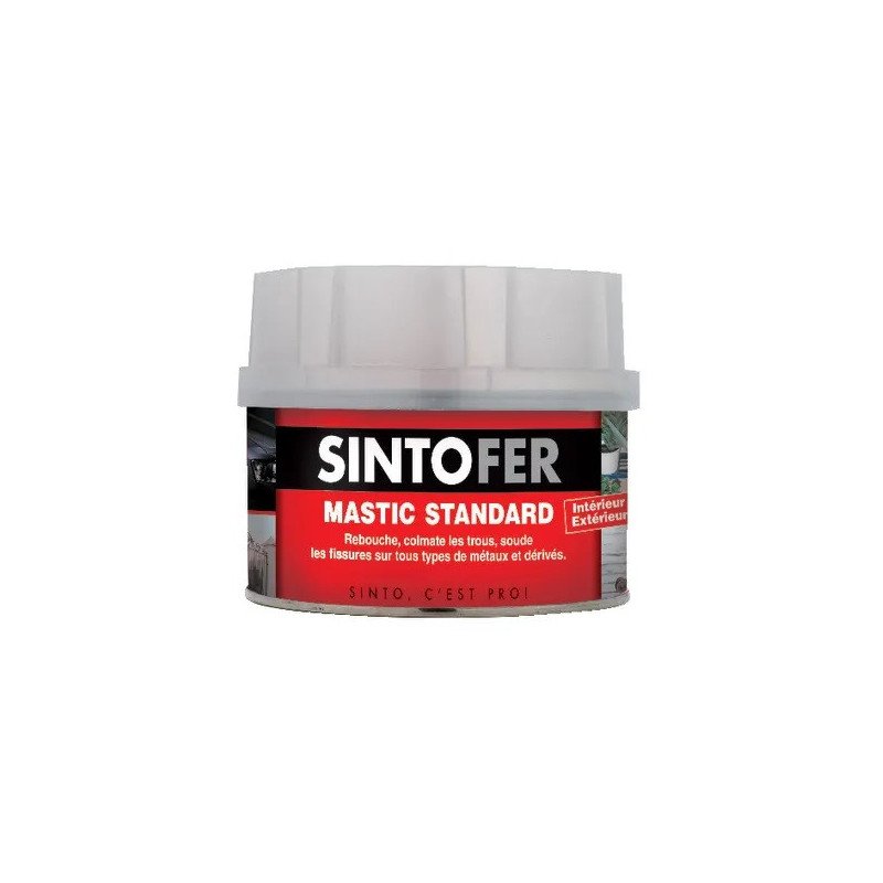 MASTIC ARMÉ FER SINTOFER SANS STYRÈNE BOITE 550G+20G - SINTO - 30901