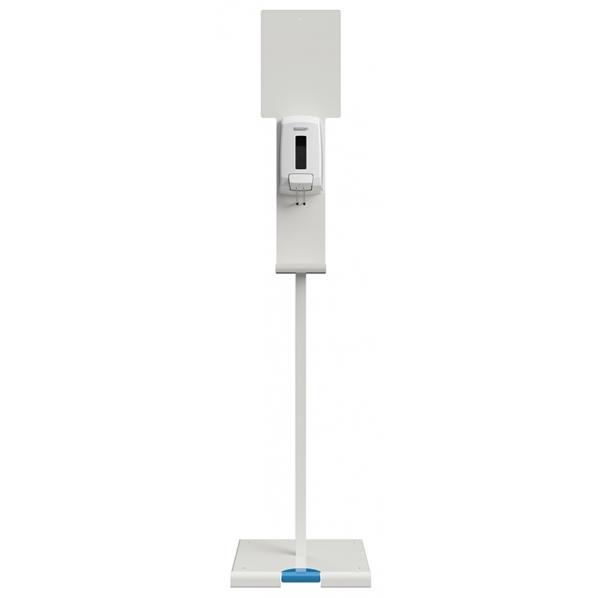 Station de désinfection à pédale SANIMAINS ROSSIGNOL - Distributeur de gel hydroalcoolique - Blanc ou gris manganèse_0