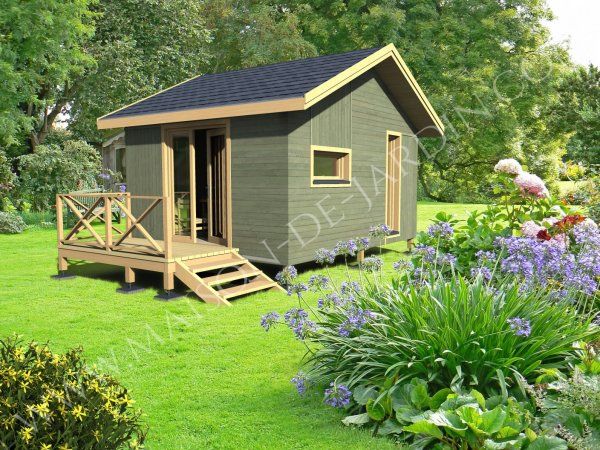Studio de jardin isolé - maison de jardin avec ossature bois - Marseille 20 m²_0