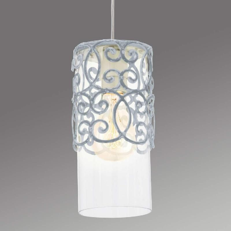 EGLO SUSPENSION VINTAGE GRIS-BLEU