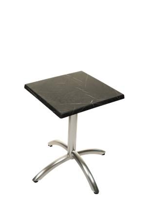 TABLE DE TERRASSE VENISE PREMIUM ARDOISE 60 X 60 CM
