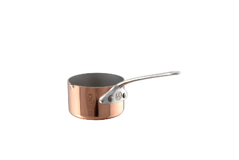 CASSEROLETTE SANS COUVERCLE CUIVRE INOX SANS REVÊTEMENT SANS COUVERCLE Ø 7 CM 4,5 CM 0,1 L MAUVIEL